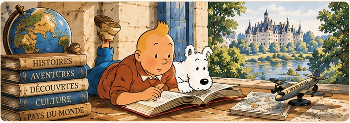 Illustration littéraire française pour le French Book Club